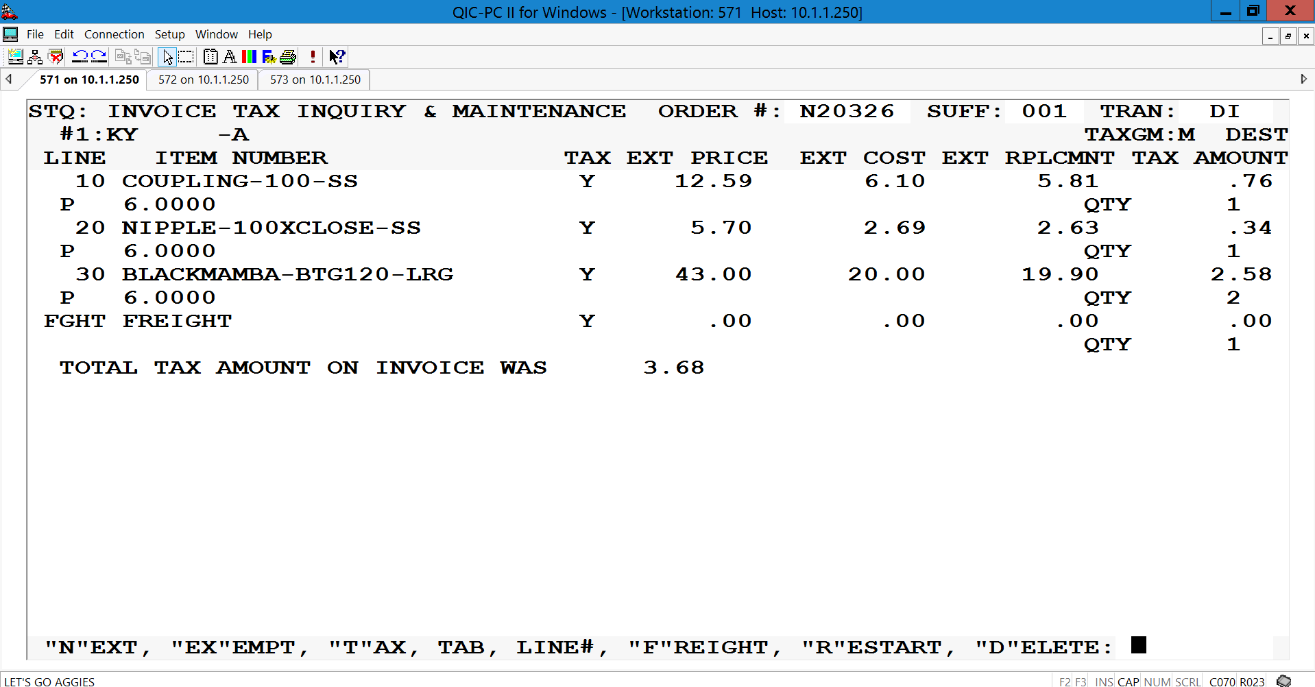 Quickly Add or Remove Tax from Quote or Order in Tribute